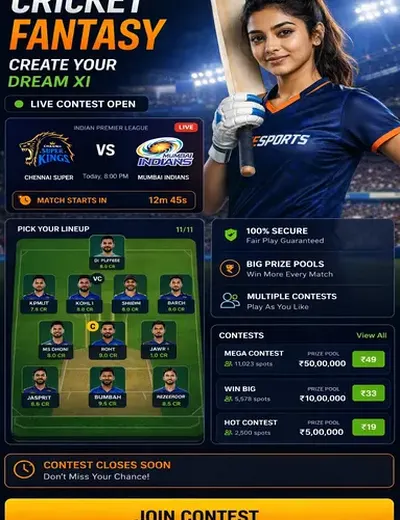 Wwwbk8 (www bk 8) fantasy cricket & matchday visual 3
